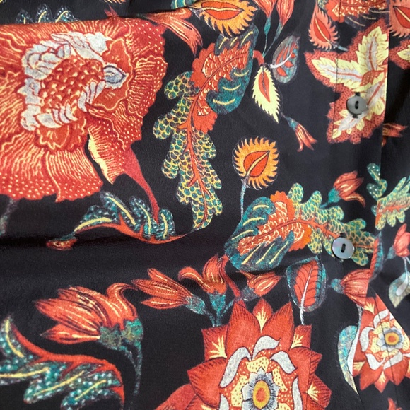 ULLA JOHNSON Giselle belted floral-print silk midi dress - Picture 7 of 7